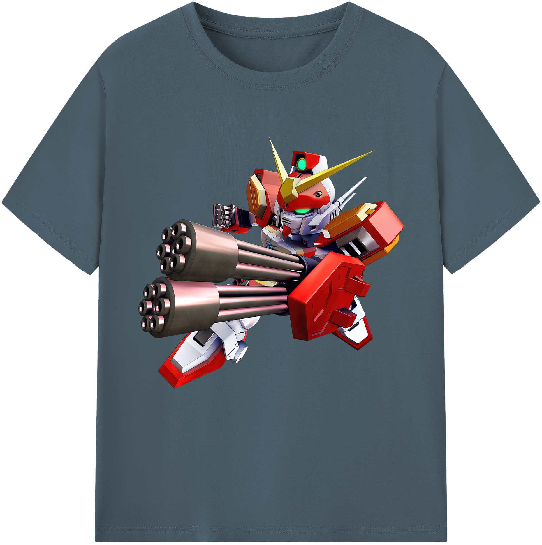 （画像用） 機動戦士ガンダム Mobile Suit Gundam 綿100％半袖Tシャツ（フロントプリント）